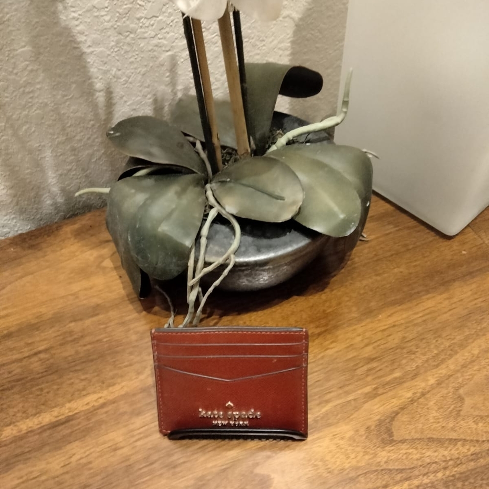 Kate Spade Mahogany Card Holder